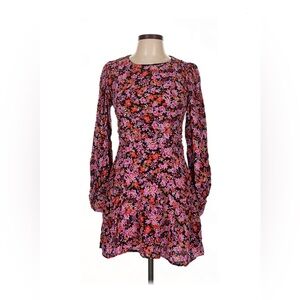 Zara Floral Dress - Pink and Red